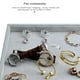thumbnail image 4 of Bandeja para Joyas, Joyero De Terciopelo Suave para Anillos, Exhibidor Y Almacenamiento De Joyas Resistente A Los Arañazos para Relojes, Collares, Aretes, Pulseras Y Brazaletes, 4 of 5
