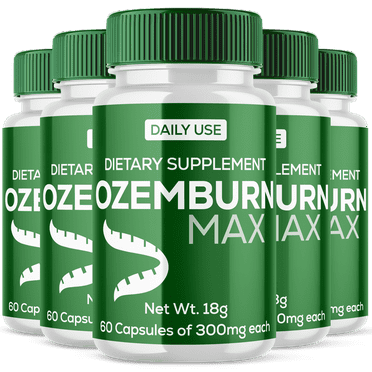 Ozemburn Max Supplement Pills Advanced Formula Fitness Support Vitamin 300 Capsules