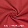 thumbnail image 2 of Super Soft 1800 Count Microfiber Flat Sheet, Durable and Anti-fading Bed Top Sheet with Hem, Twin, 66 x 96 Inches, Wine Red, 2 of 5
