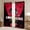 Black Red 1297, variant on jejeloiu Carolina Curtains Pack of 2 (42x84 Each),Ball Game Lover Curtains Blackout,Ice Hockey City Bedroom Curtains For Children,Super Cozy Room Decor