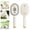 #-01Beige, variant on Anti-Tangle Self-Clean Steam Massage Comb, Electric Spray Air Cushion Massage Comb Rechargeable Powered, Red Light & Mist Infusion Design Reduces Static and Nourishes Curly Frizzy Hair Daily Beige