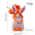 thumbnail image 3 of Heiheiup Easter Bunny Plush Ornament Spring Easter Home Decorations Home Table Decorations Easter Gifts, 3 of 8