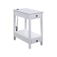 thumbnail image 5 of Acme Furniture 97741 Accent Table (USB Charging Dock), White, 5 of 5