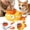 Yellow+White, variant on Fizzibud Cat Treat Toy, Duck-Shaped Interactive Treat Dispenser & Slow Feeder for Cats & Dogs, Puzzle Toy for Healthy Eating & IQ Training