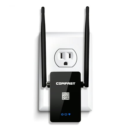 Power Expander (ELEGIANT 300Mbps Wireless Router Wifi Repeater Signal Amplification Through Walls Enhanced Power Expander with 2 External Antennas and 360)