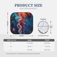 thumbnail image 3 of Bingfone Colorful Jellyfish Abstract Windshield Sun Shade 2-Piece Foldable Car Front Window Sunshade for Most Sedans SUV Truck - Small, 3 of 7