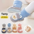 thumbnail image 6 of Otqutp Fashion Toddler Girls Soft Sole Footwear Kids Baby Boys Girls Winter Cute Warm First Walk Casual Shoes for 0 to 18 Months, 6 of 6