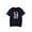 Navy, variant on The Boondocks T-shirt summer street trend men's and women's hundred round neck short sleeve shirt