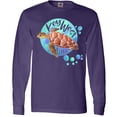 thumbnail image 3 of Inktastic Key West, Florida Swimming Sea Turtle with Bubbles Long Sleeve T-Shirt, 3 of 5