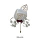 thumbnail image 2 of Toystoory Broche floral elegante que añade un toque de glamour al conjunto Broche de boda para hombres y mujeres Broche de flores Kits de decoración para fiestas blanco lechoso, 2 of 6