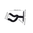 thumbnail image 4 of Wosthever Colgador para guitarra, accesorio para instrumentos, estante para colgar en interiores, perchas fijas para exhibir, soportes para Accesorios para instrumentos musicales, 4 of 6