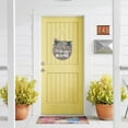 thumbnail image 3 of Interchangeable Seasonal Welcome Sign Front Door Decoration, Rustic Round Wood Wreaths Wall Hanging Outdoor, Farmhouse, Porch, for Spring Summer Fall All Seasons 12 Inch, 3 of 7