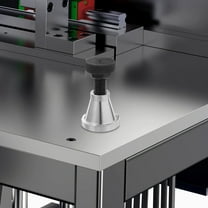 NICEXMAS Car Jack Stands Screw Jack For Precise Positioning Black Steel 1Pcs