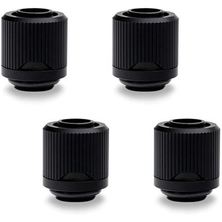 EKWB EK-Quantum Torque Compression Fittings - 10/13mm Soft Tube, Black 4-Pack