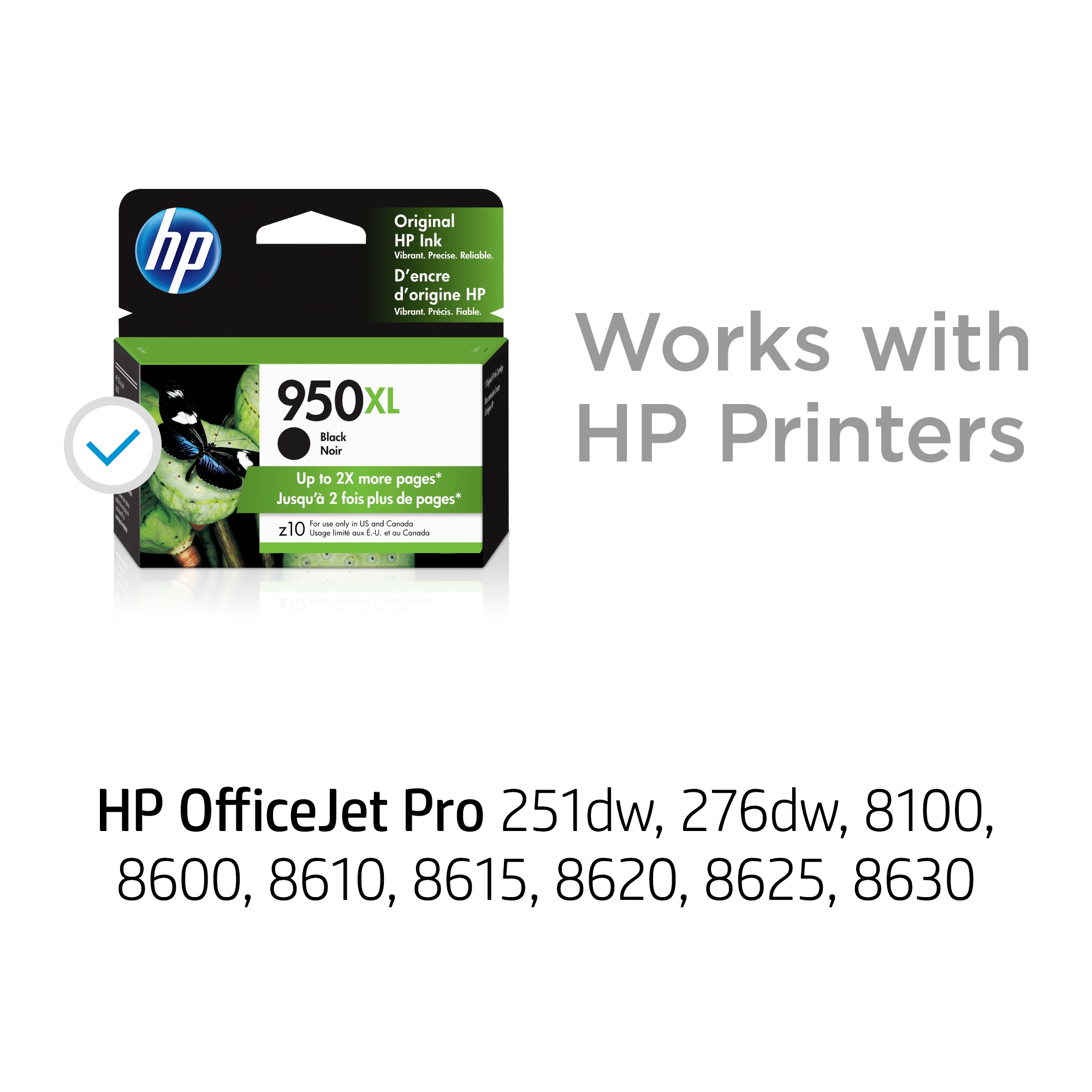 HP 950XL Ink Cartridge, Black (CN045AN) - image 3 of 10