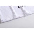 thumbnail image 4 of Women's Long Pyjama Set, Soft Two-Piece Sleepwear, Short Sleeve Tops and Long Trousers, Pjs Set,White, 4 of 5