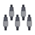 thumbnail image 3 of Quick Connects Fitting, Self Locking Quick Connect High Hardness Non Rust PVC  Aging Prevention  For Industry SM+PM-20,SM+PM-30,SM+PM-40, 3 of 8
