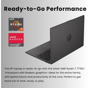 HP Newest 255 G10 15.6 FHD Business Laptop, AMD Ryzen 7 7730U, 16GB RAM, 1TB PCIe SSD, Numeric Keypad, Webcam, Wi-Fi 6, HDMI, Windows 11 Pro, MS Office Pro 2024