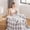 Checkered Light Grey, variant on EMME Muslin Blankets for Adults ,100% Cotton Throws for Sofa Couch Lightweight Summer Gauze Blanket(Light Tan,Large throw)