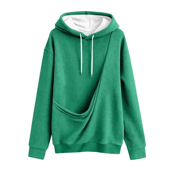 Bibifish Womens Hoodies Fall Quilted Sherpa Lined Hooded Sweatshirts Slim Fit Drawstring Hood Tops