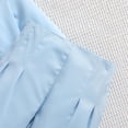 thumbnail image 7 of Blazer Sets Girls 2 Piece Outfits Button Front Collar Crop Jacket Pleated Pants Suit Toddler Fashion Clothes Set, Light Blue, 5 Years, 7 of 7