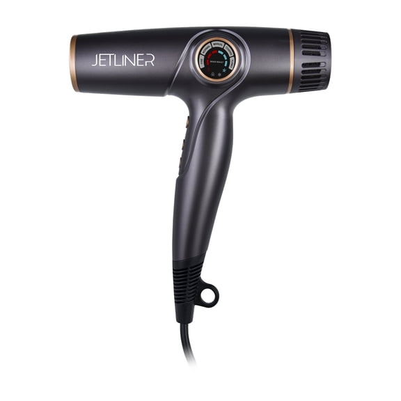 STYLECRAFT JetLiner Brushless Digital Ionic Hair Dryer, 1600 Watts, Matte Grey