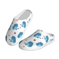 thumbnail image 2 of Lsque Cartoon Poodle Dog Pattern Womens Comfort Cotton on Scuff With Memory Foam and Anti-skid Sole Slipper-39/40, 2 of 7