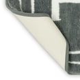 thumbnail image 4 of Mohawk Home Hers Knitted Plush Pile Washable Polyester Non-Slip Bath Mat, Pewter, 1'8" x 2'10", 4 of 8