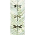 thumbnail image 3 of Tre Sorelle Studios 10x18 Black Modern Framed Museum Art Print Titled - Dragonfly Botanical Panels II, 3 of 5