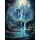 thumbnail image 1 of (NH4082) Lleno Diamantes Paisaje Cascada Serie Paisajes Resina Diamante 30*40CM, 1 of 9