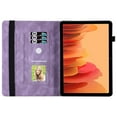 thumbnail image 6 of Allytech for Galaxy Tab A7 10.4" Case SM-T500 T505 T507, Slim Fit Multi Angle Viewing Stand Flip Cover Protective Shockproof Butterfly Design Cases for Samsung Galaxy Tab A7 10.4" - Purple, 6 of 10