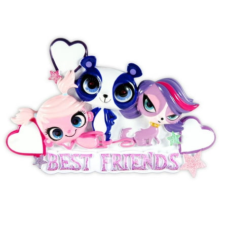 LPS Best Friends Trio Personalized Christmas Ornament (Lps Best Friends For Never)