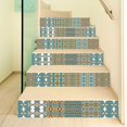 thumbnail image 3 of 6 uds., pegatinas para escaleras, suelo de azulejos, decoración de baño y cocina, pegatina de pared de Pvc impermeable, calcomanías para escaleras, papel tapiz artístico, 3 of 5