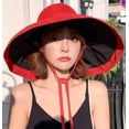 thumbnail image 2 of Sombrero de sol para mujer, plegable, reversible, con protección solar UV, ala ancha, para playa, para verano$Sombrero de sol para mujer, sombrero de sol de ala ancha para mujer, sombrero, 2 of 6