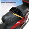 thumbnail image 2 of OUSITAID Motorcycle Seat Cover Leather Waterproof Motorbike Seat Saddle Cover Double Side Breathable Weather Resistant Motorcycle Seat Protector for Most Motorcycle Scooter Seat, 2 of 10