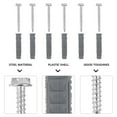 thumbnail image 5 of Eease Drywall Anchors Kit: 6 Plastic Anchors & Screws for Shelves & Cabinets, 5 of 6