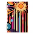 thumbnail image 7 of FORMRS 1-Subject Spiral Notebook 8" x 5" College Ruled 60 Refillable Sheet A5 Hard Cover, 2 Pack, Futuristic Sun, 7 of 7