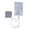 White, variant on Handfree Neck Wear Magnifier Glass with Flexible Gooseneck for Reading Tasks Books Newspapers Electronic Repairs