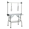thumbnail image 4 of Jopath 46"Foldable Pet Grooming Table with Tool Storage Rack Pet Bathing/Drying Table with Non-Slip Surface,Rope and Adjustable Stand,Home Salon Grade for Dog Cat Gray, 4 of 9