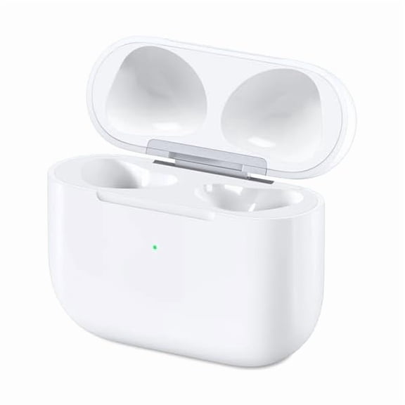 mjw001 Wireless Charging Case Compatible with AirPods 3rd Generation, Charger Case Replacement for AirPods 3 with Bluetooth Pairing Sync Button, Earbuds Not Included