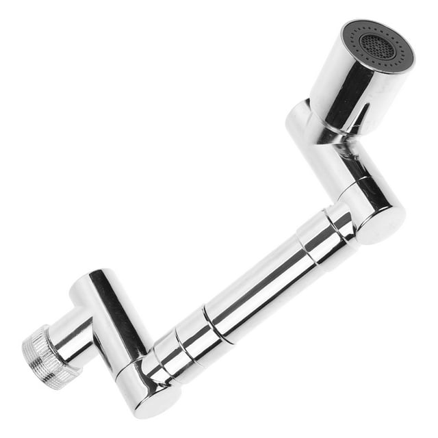 HONMEET 1 Ensemble Aérateur Multifonctionnel pour Robinet Alliage d'Argent Design Moderne pour Propriétaires