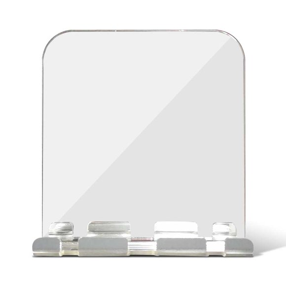 Billuyoard Espejo de ducha sin niebla, espejo antivaho para baño a prueba de caídas, soporte para afeitadora, vidrio acrílico para maquillaje de afeitado Almacenamiento y organización del hogar Billuyoard HA008735-00B