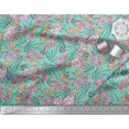 thumbnail image 3 of Soimoi Modal Satin Fabric & Orchids Floral Printed Craft Fabric by The Yard 42 Inch Wide, 3 of 3