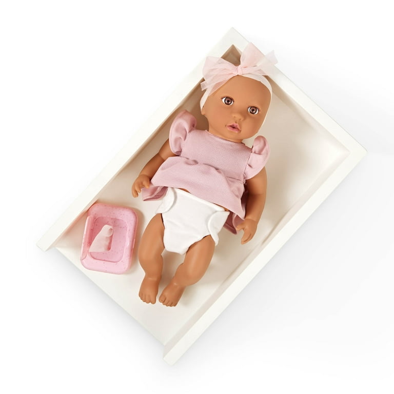 LullaBaby Doll Changing Table - Fits 14-inch Baby Dolls - Walmart.com
