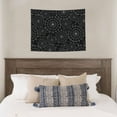 thumbnail image 4 of Hirioo Spider Web Black Print Tapestry Lightweight Fabric for Bedroom Aesthetic Home Wall Dorm Décor Living Room Decor 29x37 Inch, 4 of 8