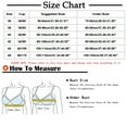thumbnail image 2 of Bras for Women Plus Size Floral Print No Underwire Front Closure Full Coverage Push Up Comfort Senior Everyday Bra,Gray 2,38 C, 2 of 3
