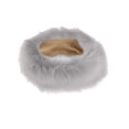 thumbnail image 5 of Women's Faux Fur Headband, Thick Warm Ear Warmer with Spliced Design, Winter Head Wrap for Cold Weather, Soft Plush Headband for Daily Wear Light Ashy, 5 of 5