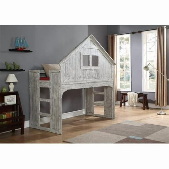 PD-007D Club House Low Loft with Brushed Driftwood