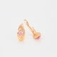 thumbnail image 4 of Elegantes Aretes Dama Rombo Brillante Swarovski Oro 18K Lam rosa Unitalla, 4 of 6