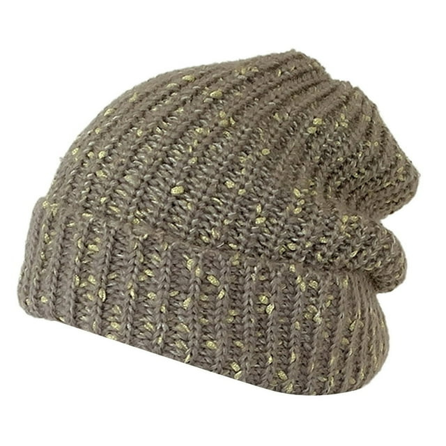 Knitted Cap Flexible Breathable Acrylic Fiber Ear Protection Warm Hat for Cold Weather